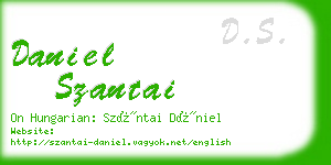 daniel szantai business card